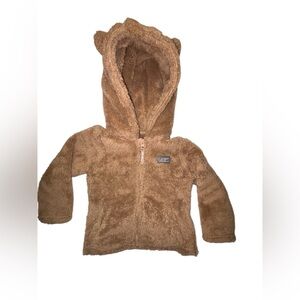 Eddie Bauer Cozy Brown Fleece Kids Hoodie